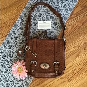 Fossil NWOT Leather Crossover Bag